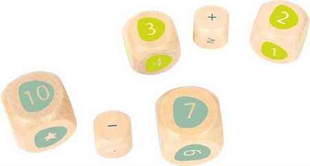Matematyczna gra dla dzieci Kości i działania 11368-Small Foot Design, zabawa edukacyjna