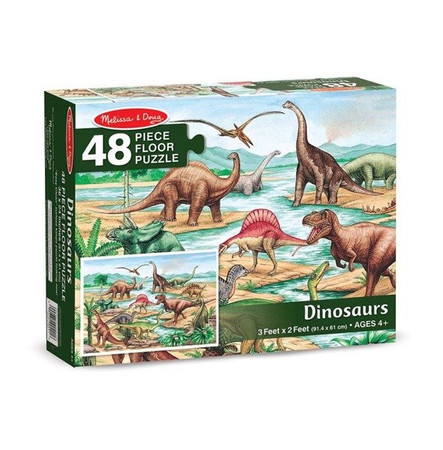 Puzzle podłogowe XL Dinozaury 48 el. Melissa and Doug 20421