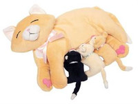 Pluszowa karmiąca mama z kociakami Manhattan Toy