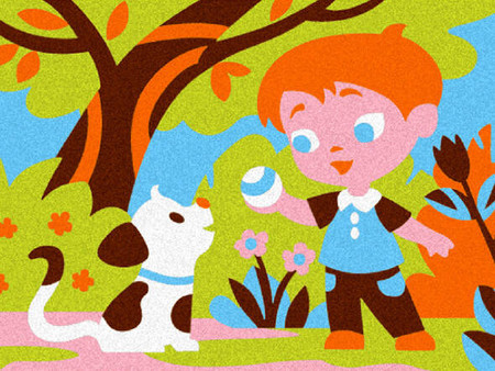 Zestaw do kolorowania piaskiem Kids & Pets 5l+ SABBIARELLI