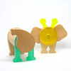 Drewniane klocki magnetyczne Dźungla Lekkid