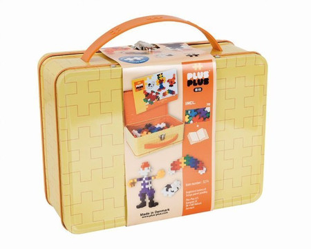 Plus-Plus, Midi Basic - 70 szt walizka metal + książeczka