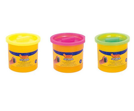 Ciastolina 3x110ml kolory neonowe JOVI