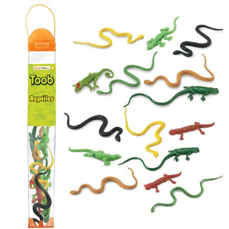 S695704 Gady. Zestaw Figurek w Tubie Safari