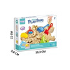 WOOPIE Piasek Kinetyczny 0,5 kg Zestaw Stolik z Foremkami