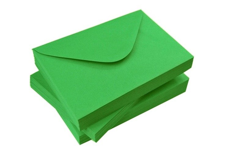 Koperty zielone groszek 120 g/m2 C6 10 szt nr47