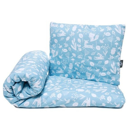 Pulp, Komplet Pościeli z Wypełnieniem Zwierzątka Niebieskie