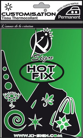 Naprasowanka arkusz 20x15cm Metal Zieleń