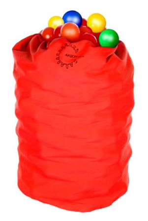 Worek na piłki suchy basen mały - czerwony