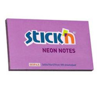 Notes Samoprzy.127mmx76mm Fioletowy Neon