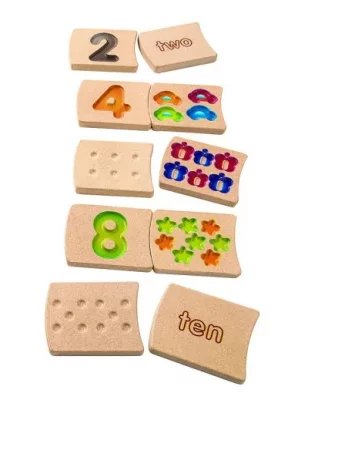 PlanToys | Cyferki 1 - 10 (AJ) PT5641