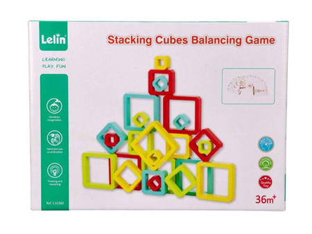 Układanka balansująca geometryczna