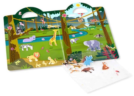 Wypukłe naklejki wielorazowe - Safari