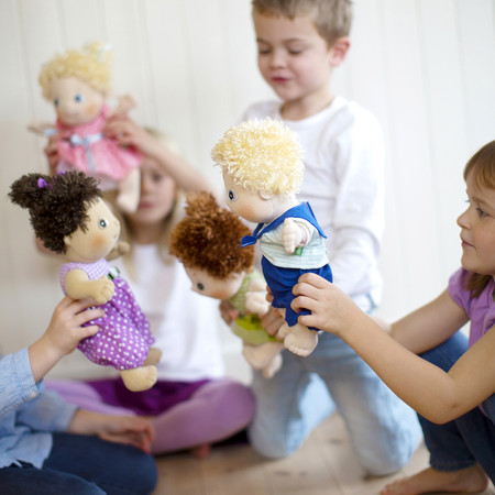 Miękka lalka dla dzieci Adam Artysta przytulanka zabawa Cutie Rubens Barn