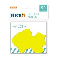 Notesy Kształty, 70x70, 50 Kart. Rybka