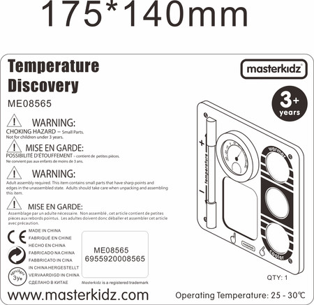 Nauka o Temperaturze - Ścienna Tablica Edukacyjna Masterkidz Flex