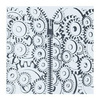 Płytka z teksturą Mechanizmy 9x9 cm