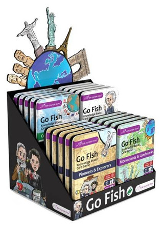 Podróżna gra karciana The Purple Cow - Go Fish Zwierzęta