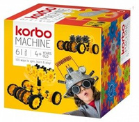 Klocki Korbo - zestaw Machine 61 elementów