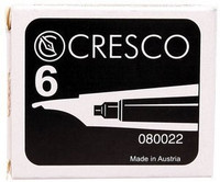 Naboje atramentowe czarne 6 szt., Cresco
