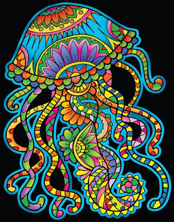 Kolorowanka Welwetowa 47x35 Meduza