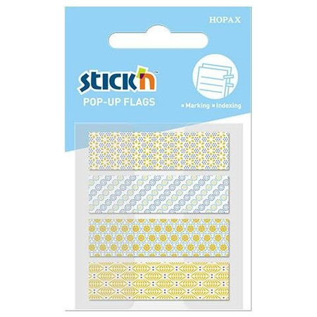 Zakładki Ind. 4 Kolory, Żółte Mix