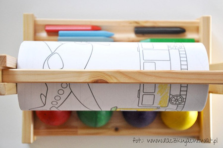 Kolorowanka w rolce Pojazdy Coloresca