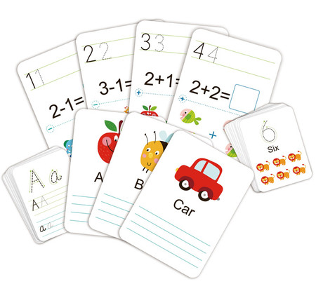 TOOKY TOY Karty Edukacyjne Fiszki do nauki pisania