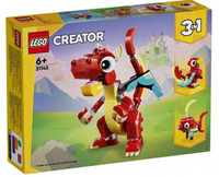 Lego Creator 3w1 Czerwony Smok 31145