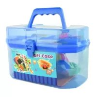 Zestaw kreatywny XL 200 elem - Niebieska walizka art & craft