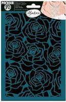 Szablon samoprzylepny 3D Róże
