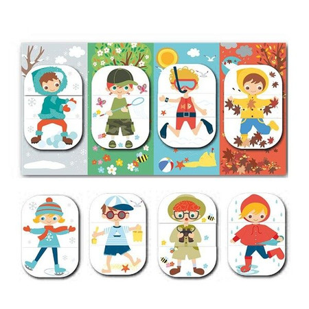 Magnetyczna układanka Apli Kids - Pory roku
