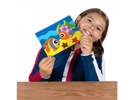 Album do kolorowania piaskiem Morskie Zwierzątka 5l+ SABBIARELLI