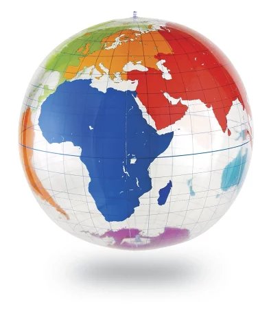 Duży dmuchany globus (suchościeralny)