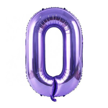 Balon foliowy CYFRA FIOLETOWA 40" 85 cm