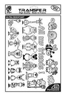 Naprasowanka A4 Czarna Zwierzątka