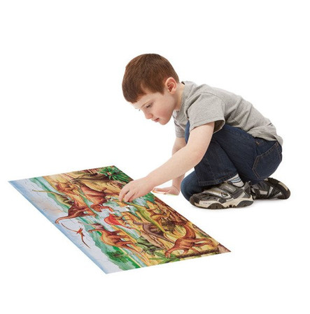 Puzzle podłogowe XL Dinozaury 48 el. Melissa and Doug 20421