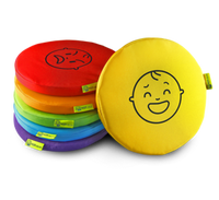 Poduszki edukacyjne zestaw Emocje 6szt Ekoskóra