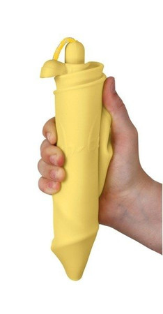 Składane wiaderko do wody i piasku Scrunch Bucket - Pastelowy żółty