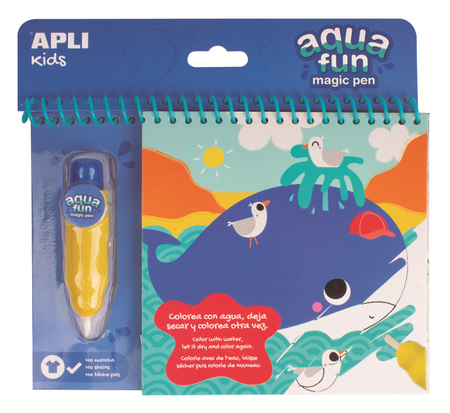 Kolorowanka wodna Apli Kids - Morze