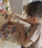 VIGA PolarB Drewniane Liczydło Sorter Nauka Liczb Montessori