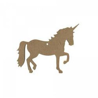 Zawieszka z MDF Jednorożec 15x12 cm