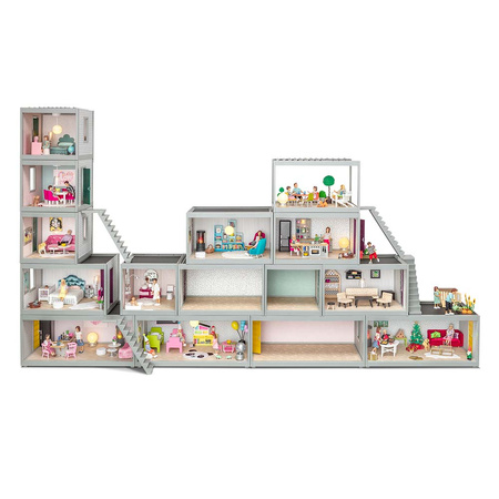 Domek dla lalek pokój 22 cm zabawka dla dzieci odgrywanie ról moduły Lundby