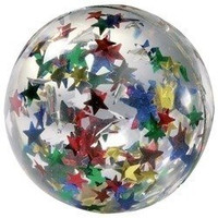 Skacząca piłka z gwiazdkami