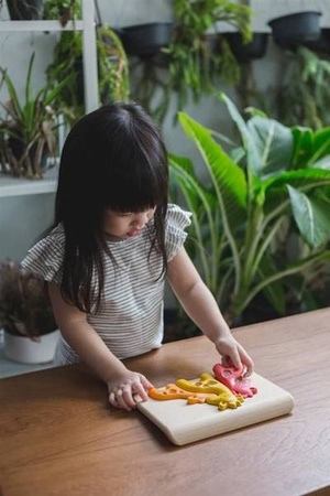 Żyrafy - Puzzle drewniane Plan Toys