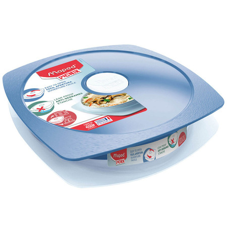 Pudełko Lunchowe Adult Maped Picnik Niebieskie