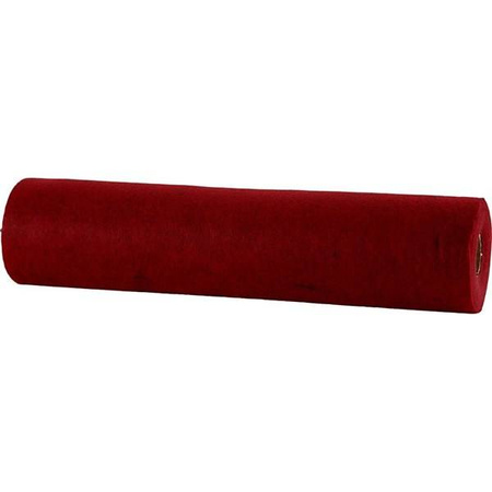 Filc w rolce W: 45 cm L: 5m Czerwony Melanż