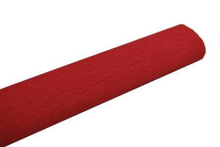 Bibuła marszczona czerwona ciemna 50x200cm