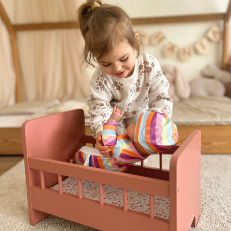 WOOPIE Ubranko dla Lalki Zestaw Pajacyk Body Jednorożec Czapeczka 43-46 cm