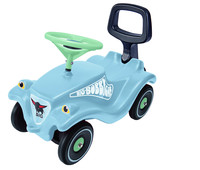 BIG Błękitny Jeździk Bobby Car Classic z uchwytem do pchania